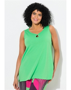 Топ KEYHOLE CUTOUT SWEETHEART NECKLINE, зеленый Ulla popken