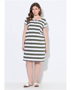 Платье из джерси GROSSE GRÖSSEN, оливковый Ulla popken