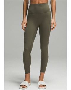 Джеггинсы Align High-Rise Pockets 64cm, зеленый Lululemon