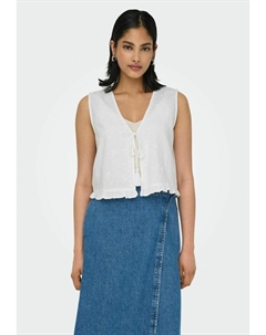 Жилет, кремовый Only