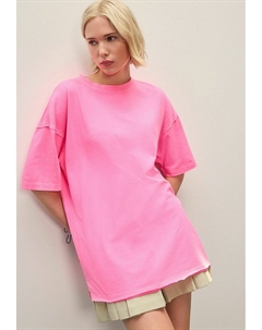 Базовая футболка RELAXED FIT SHORT SLEEVE SEAM DETAIL SKATER STYLE, розовый Next