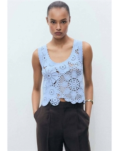 Топ GARDEN, светло-голубой Mango