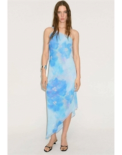 Платье макси, темно-синий Mango