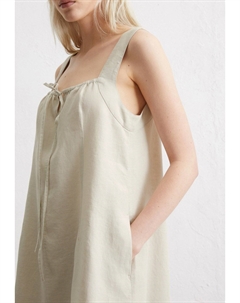 Повседневное платье KURZES FLARED AUS LEICHTER QUALITÄT, светло-серый Marc o'polo