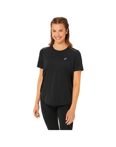 Беговая рубашка Women's Road S/S Top, цвет Performance Black Asics