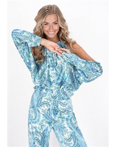 Блуза, синий Izia