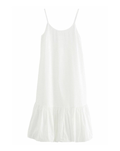 Повседневное платье BUBBLE MIDI, белый Next