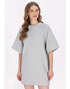 Платье из джерси, пятнистый серый Dreimaster