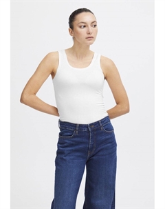 Топ IHZOLA PLAIN, белый Ichi
