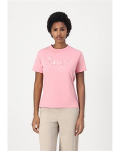 Футболка с принтом DAMACIA, розовый Hugo