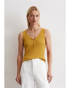 Топ TANK SLIM MIT KNOPFLEISTE, желтый Marc o'polo