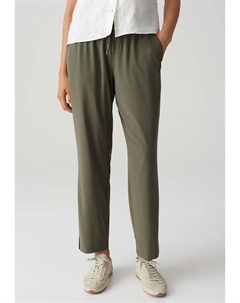 Брюки MID RISE CROPPED RELAXED FIT, оливковый Opus