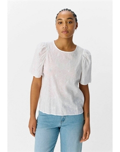 Блуза OBJILLY O NECK, белый Object