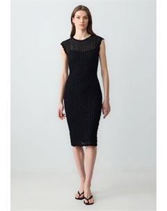 Платье-трансформер SLIM FIT ROUND NECK DETAILED MIDI - Jumper dress, черный Jimmy key