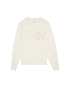 Толстовка MULTILETTER GLITTER, бежевый Scalpers