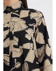 Платье-рубашка A LINE DETAILS LONG SLEEVE PRINTED, черный Marc o'polo