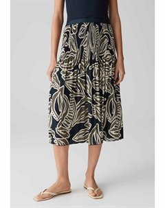 Юбка А-силуэта RELAXED MIDI FIT A-LINIE PLISSEE - Pleated skirt, оливковый Opus