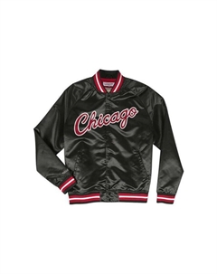 Бейсбольная куртка унисекс черный Mitchell ness