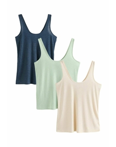 Топ REGULAR FIT - 3 PACK, синий Next