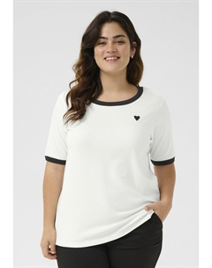 Футболка с принтом KCLIANA, белый Kaffe curve