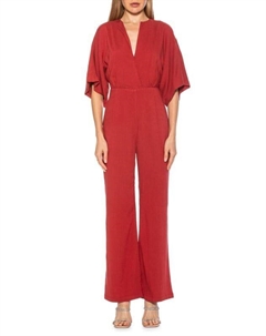 Комбинезон rylee surplice Denim blue Alexia admor