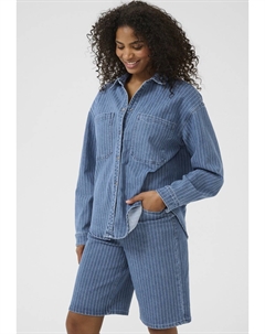 Блузка на пуговицах KAREECE, синий Kaffe