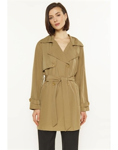 Пальто-тренч, оливковый Usha