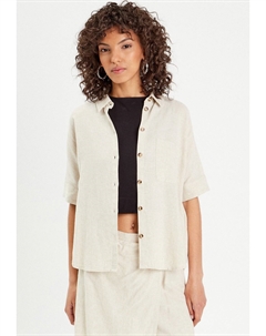 Блузка на пуговицах, бежевый Cache cache