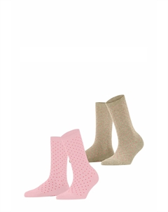 Носки FINE DOT 2-PACK, светло-розовый Esprit