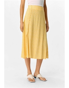 Юбка А-силуэта GEMUSTERTER, желтый Object