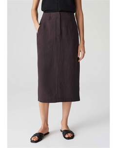 Юбка А-силуэта MIDI SLIM FIT, коричневый Opus