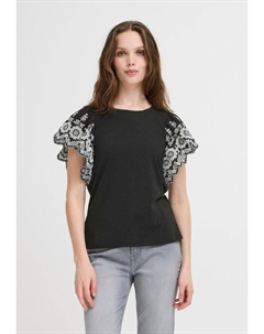 Футболка с принтом IHMALUI - Blouse, черный Ichi