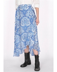 Юбка макси Wrap skirt, бирюзовый Dreimaster