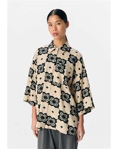 Блузка на пуговицах, бежевый Object