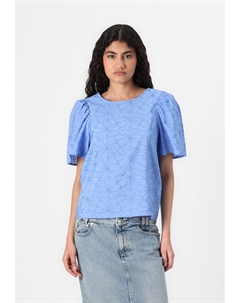 Блуза OBJILLY O NECK, синий Object