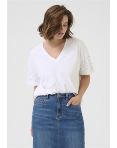 Футболка с принтом KABARNYA, белый Kaffe