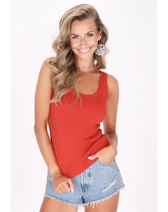 Топ, оранжевый Izia