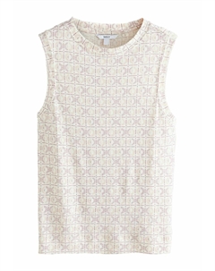 Топ REGULAR FIT - SOFT TOUCH SLEEVELESS CREW NECK TANK, бежевый Next