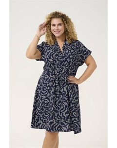 Платье-рубашка KCBEATE, темно-синий Kaffe curve