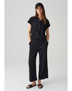 Комбинезон MID RISE CROPPED WIDE FIT CRASH, черный Opus