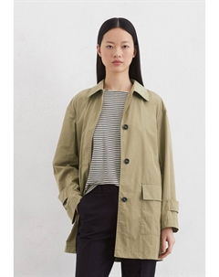 Пальто-тренч LEICHTE REGULAR AUS TECHNICAL, бежевый Marc o'polo