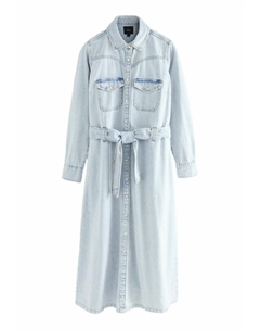 Джинсовое платье TALL FIT - FULLER BUST WESTERN, синий Next