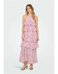 Платье макси, розовый Only