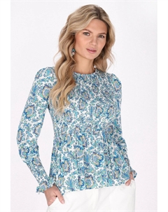 Блуза, синий Usha