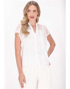 Блузка на пуговицах BLOUSE, белый Dreimaster