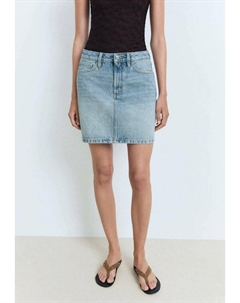 Джинсовая юбка SHORT - Mini skirt, синий Mango