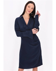 Платье-рубашка, синий Usha