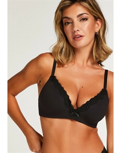 Треугольный бюстгальтер LOLA PADDED NON WIRED BRA Hunkemöller, черный Hunkemoller