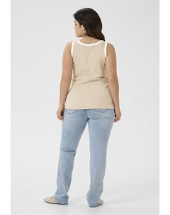 Топ KCCARINA CONTRAST, песочный Kaffe curve