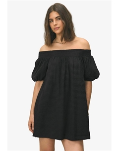 Повседневное платье REGULAR FIT - BANDEAU CRINKLE, черный Next